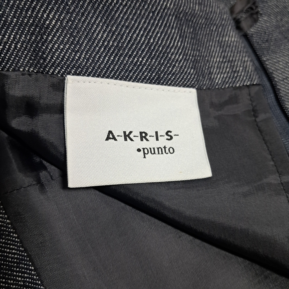 Akris Punto Gray Lined Skirt Size 10 - Picture 4 of 16